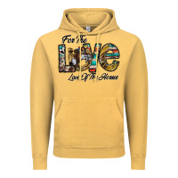 Vintage Mustard for the love love of the horses Vintage Hoodie - CowhideDigitalArt