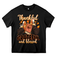 Black Thankful grateful and Blessed black man sneakers Heavy Core Tee - RanaPortraitStore
