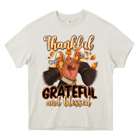 Cream Thankful grateful and Blessed black man sneakers Heavy Core Tee - RanaPortraitStore