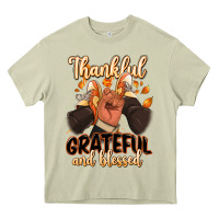 Mossy Thankful grateful and Blessed black man sneakers Heavy Core Tee - RanaPortraitStore