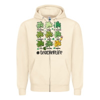 Sandshell teacher st.patrick's Zipper Hoodie - MaliasSmallBusiness