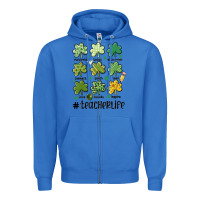 True Royal teacher st.patrick's Zipper Hoodie - MaliasSmallBusiness