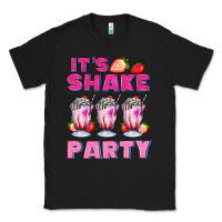 Black its shake party with milkshake Classic Tee - AdoDesignShop