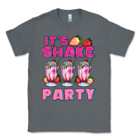 Charcoal Heather its shake party with milkshake Classic Tee - AdoDesignShop