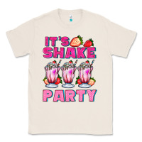 Natural its shake party with milkshake Classic Tee - AdoDesignShop