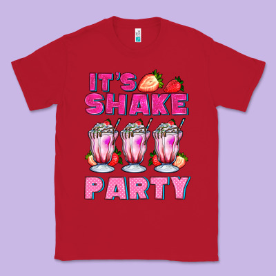 Its Shake Party With Milkshake Classic Tee Designed By Adodesignshop