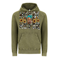 Vintage Olive howdy heıfer Vintage Hoodie - JahusDesignShop