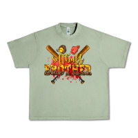 Oil Green softball brother Urban Heavy Tee - AdoDesignShop