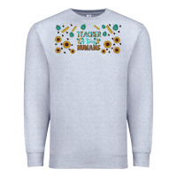 Heather Grey teacher of tiny humans libbey glass Premium Sweatshirt - BundleAndBundleShop
