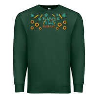 Sports Green teacher of tiny humans libbey glass Premium Sweatshirt - BundleAndBundleShop