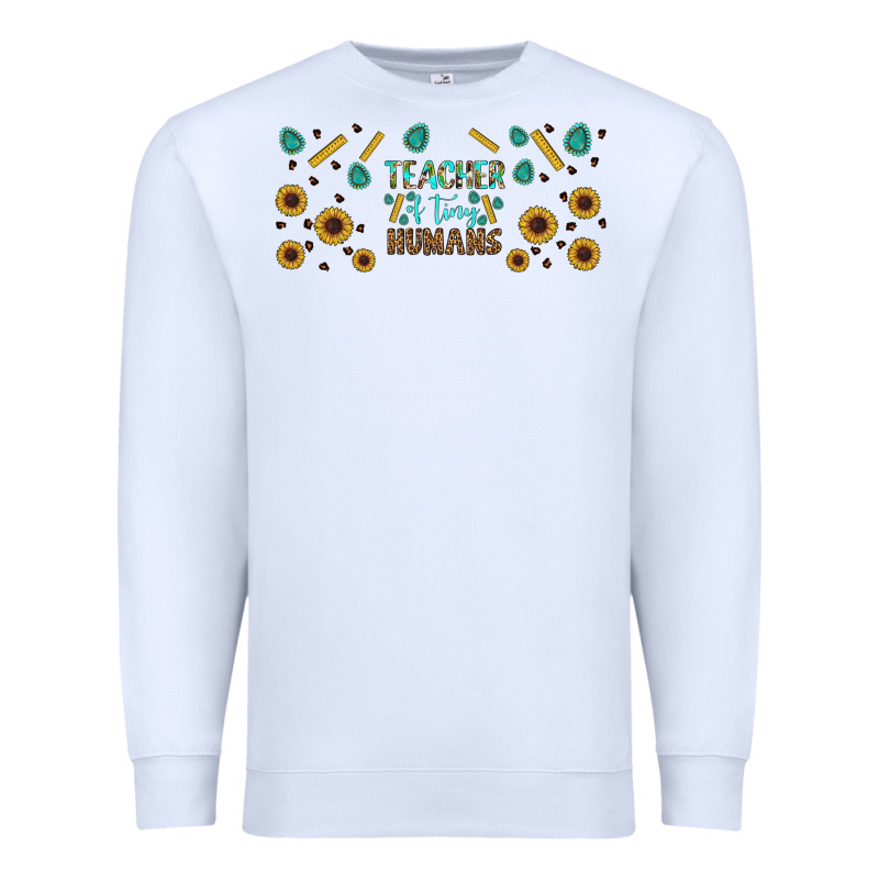 Teacher Of Tiny Humans Libbey Glass Premium Sweatshirt by BundleAndBundleShop | Teevron