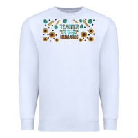 White teacher of tiny humans libbey glass Premium Sweatshirt - BundleAndBundleShop