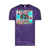 Cloud Purple just a girl who loves camping Vintage Tee - JahusDesignShop