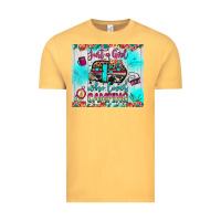 Vintage Mustard just a girl who loves camping Vintage Tee - JahusDesignShop