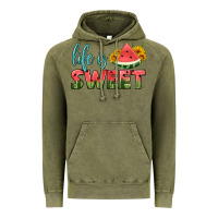Vintage Olive life is sweet Vintage Hoodie - HRA Design Shop
