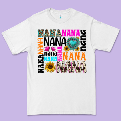 Nana Gemstone Sunflower Premium Tee Designed By Texasbilliewilder