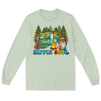Matcha hippie soul camping Long Sleeve Tee - BarkalooDesign