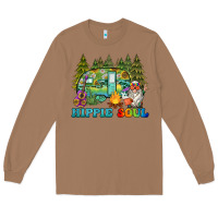 Toasted Coconut hippie soul camping Long Sleeve Tee - BarkalooDesign