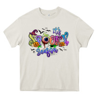 Cream It's spooky season Heavy Core Tee - RanaPortraitStore