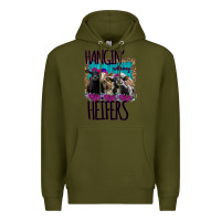 Army Green Hangin With My Heifers Premium Hoodie - Bettercallsaul