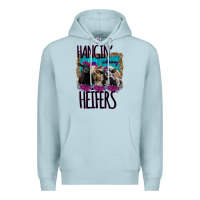 Blue Mist Hangin With My Heifers Premium Hoodie - Bettercallsaul