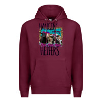 Burgundy Hangin With My Heifers Premium Hoodie - Bettercallsaul