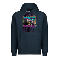 Navy Hangin With My Heifers Premium Hoodie - Bettercallsaul