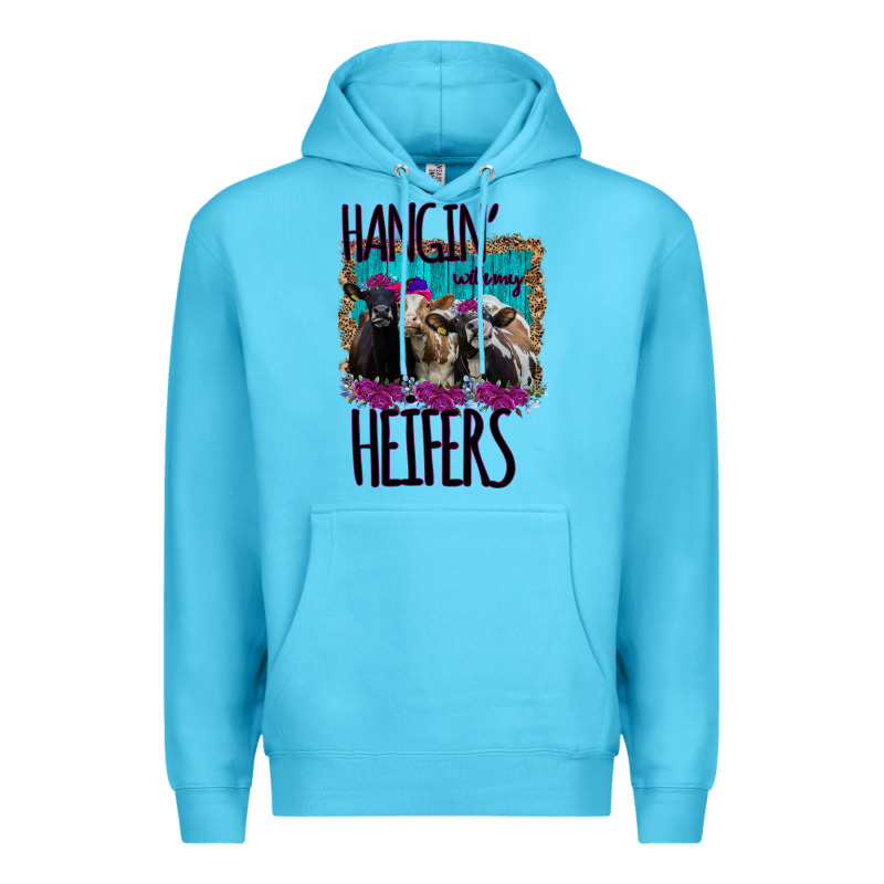 Hangin With My Heifers Premium Hoodie by Bettercallsaul | Teevron