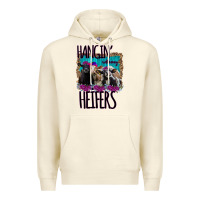 Sandshell Hangin With My Heifers Premium Hoodie - Bettercallsaul