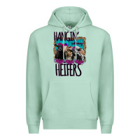 Seafoam Hangin With My Heifers Premium Hoodie - Bettercallsaul