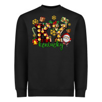 Black ky kentucky christmas Heavyweight Sweatshirt - AdoDesignShop