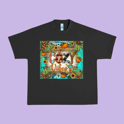 Cozy Vibes Tumbler Urban Heavy Tee Designed By Bundleandbundleshop