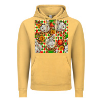 Vintage Mustard christmas leopard duck Vintage Hoodie - FaDigitalArtStudio