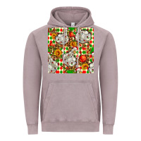 Vintage Zinc christmas leopard duck Vintage Hoodie - FaDigitalArtStudio