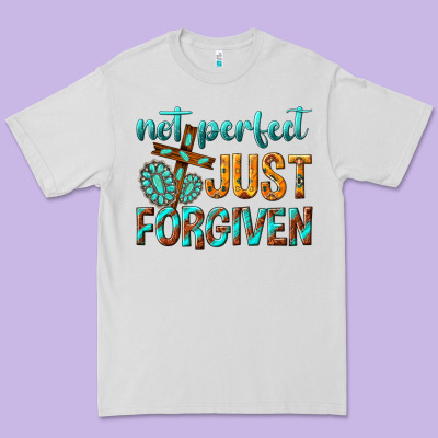 Not Perfect Just Forgiven Premium Tee Designed By Texasbilliewilder