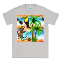 Moon Dust tropical animals seamless pattern Classic Tee - BundleAndBundleShop