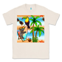 Natural tropical animals seamless pattern Classic Tee - BundleAndBundleShop