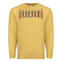 Antique Gold teacher gemstone and pink flower libbey glass Premium Sweatshirt - BundleAndBundleShop