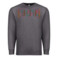 Charcoal Heather teacher gemstone and pink flower libbey glass Premium Sweatshirt - BundleAndBundleShop