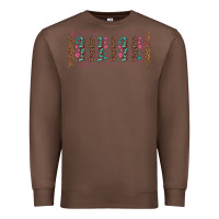Chestnut teacher gemstone and pink flower libbey glass Premium Sweatshirt - BundleAndBundleShop