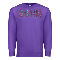 Purple teacher gemstone and pink flower libbey glass Premium Sweatshirt - BundleAndBundleShop