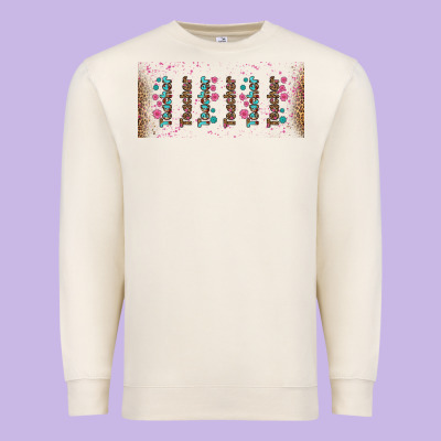 Teacher Gemstone And Pink Flower Libbey Glass Premium Sweatshirt Designed By Bundleandbundleshop