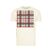 Vintage Arctic christmas plaid seamless pattern Vintage Tee - BundleAndBundleShop