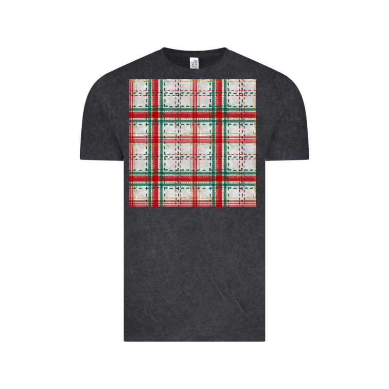 Christmas Plaid Seamless Pattern Vintage Tee by BundleAndBundleShop | Teevron
