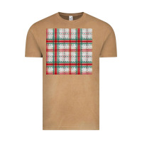Vintage Camel christmas plaid seamless pattern Vintage Tee - BundleAndBundleShop