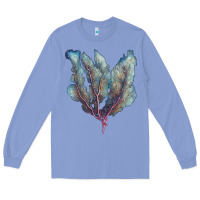 Colony Blue Venus Fan Sea Coral Long Sleeve Tee - LillyAllenDesigns