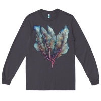 Smoke Venus Fan Sea Coral Long Sleeve Tee - LillyAllenDesigns