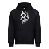 Black Lightning bolt Soccer Urban Hoodie - HowdyJamesFarm