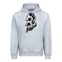 Heather Grey Lightning bolt Soccer Urban Hoodie - HowdyJamesFarm