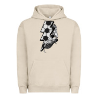 Pigment French Oak Lightning bolt Soccer Urban Hoodie - HowdyJamesFarm